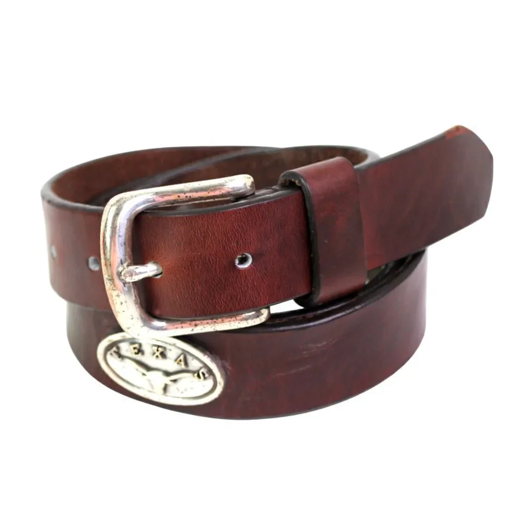 Texas BROWN GENUINE LEATHER 1 1/4